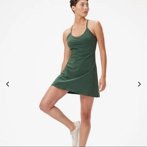 Outdoor voices exercise dress green medium